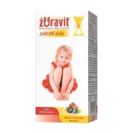 Układ moczowy i płciowy - Żuravit Junior Plus syrop o smaku owoców leśnych 100ml - miniaturka - grafika 1