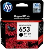 Tusze oryginalne - Tusz HP 653 / 3YM75AE Czarny do drukarek (Oryginalny) [6ml] - miniaturka - grafika 1