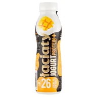 Kefiry, jogurty, maślanki - Łaciaty Protein+ Jogurt pitny mango 360 g - miniaturka - grafika 1