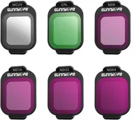 Akcesoria do drona - ZESTAW 6 FILTRÓW SUNNYLIFE DO DRONA DJI FLIP - SZARE ND8, ND16, ND32, ND64, POLARYZACYJNE CPL, ULTRAFIOLETOWY MCUV - miniaturka - grafika 1