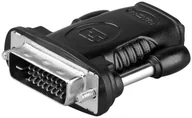 Adaptery i przejściówki - Microconnect Adapter HDMI 19 - DVI 24+1 HDMI Type A DVI-D Dual Link (24+1 pin) Czarny - miniaturka - grafika 1