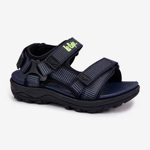 Dziecięce Sandały Lee Cooper LCW-25-34-3569K Granatowe niebieskie - Buty dla dziewczynek - miniaturka - grafika 1