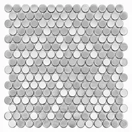 Płytki ceramiczne - Mozaika metalowa Dinox 020 mix 30x30 cm - miniaturka - grafika 1