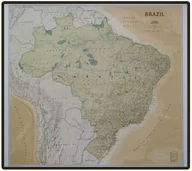 Mały naukowiec - Brazylia Executive mapa ścienna polityczna do wpinania - pinboard, 1:5 000 000, Natinal Geographic - miniaturka - grafika 1