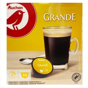 Auchan - Kawa w kapsułach typ Grande - Kawa w kapsułkach i saszetkach - miniaturka - grafika 1