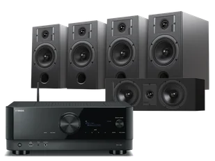 Kino domowe Yamaha RX-V6A (czarny) + Diva 3 + 3 + 7 (czarny) - Kino domowe - miniaturka - grafika 1
