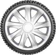 Kołpaki samochodowe - NRM DRIFT kołpaki, srebrne, 4 szt. KO056 - miniaturka - grafika 1