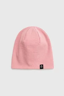 Czapki dla dzieci - Broel czapka dziecięca kolor różowy z cienkiej dzianiny - grafika 1