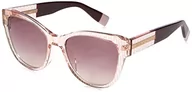 Okulary przeciwsłoneczne - Furla Unisex SFU593 okulary przeciwsłoneczne, różowe, rozmiar 54, Rosa, 54 - miniaturka - grafika 1