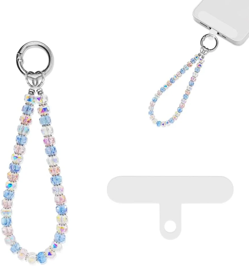 ŁAŃCUSZEK 14CM KRYSTALOWY BŁYSZCZĄCY OZDOBNY PASEK BRANSOLETKA