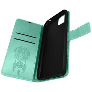 OEM Kabura Mezzo Book Do Samsung A22 5g Łapacz Snów Zielony - Etui i futerały do telefonów - miniaturka - grafika 2