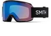 Gogle narciarskie - SMITH SQUAD Black ChromaPop Storm Rose Flash + Yellow 2023 - miniaturka - grafika 1