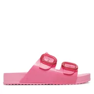 Klapki i japonki damskie - Klapki Melissa Melissa Cozy Slide Ad M 33913 Różowy - miniaturka - grafika 1