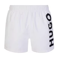 Kąpielówki męskie - HUGO Męskie szorty kąpielowe ABAS Open White110, XL, Open White110, XL - miniaturka - grafika 1