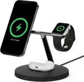 Ładowarki do telefonów - Ładowarka Belkin Belkin BoostCharge Pro Zestaw słuchawkowy, Smartfon, Smartwatch Czarny USB Bezprzewodowe ładowanie Wewnętrzna - miniaturka - grafika 1