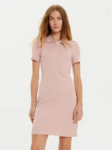 Tommy Hilfiger Sukienka codzienna 1985 WW0WW43228 Różowy Slim Fit - Sukienki - miniaturka - grafika 1