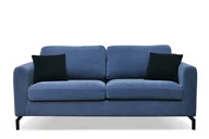 Sofy i kanapy - Sofa 3 z pokrowcem KAPI *granatowy, 190x85x88, tkanina/metal/drewno - miniaturka - grafika 1