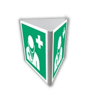 Systemy ekspozycyjne i znaki informacyjne - AE809 LEKARZ (3D DOŚCIENNY), PN - PŁYTA PCV 1MM; (150X150MM) - miniaturka - grafika 1