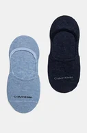 Skarpetki damskie - Calvin Klein skarpetki 2-pack damskie kolor niebieski - miniaturka - grafika 1