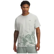 Koszulki sportowe męskie - Koszulka męska Under Armour M Tech Fade SS Rozmiar: XL / Kolor: zielony - miniaturka - grafika 1