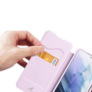 Dux Ducis Skin X kabura etui pokrowiec z klapką Samsung Galaxy S22+ (S22 Plus) różowy - Etui i futerały do telefonów - miniaturka - grafika 6