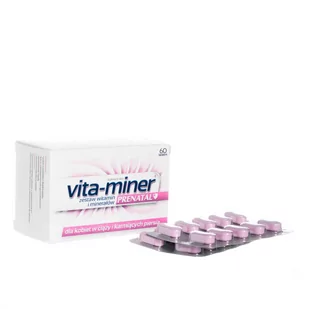 Aflofarm Vita-miner Prenatal 60 szt. - Witaminy i minerały - miniaturka - grafika 1