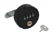 Zamki i wkładki - Zamek szyfrowy okrągły BH-14 z opcją klucza master, (4-cyfrowy kod) - miniaturka - grafika 1