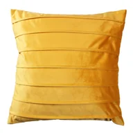 Poduszki dekoracyjne - Poduszka FELI rozm.45 x 45 musztardowy - miniaturka - grafika 1