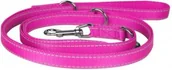 Smycze dla psów - Chaba Smycz regulowana z odblaskiem fuksja 2.2m - miniaturka - grafika 1