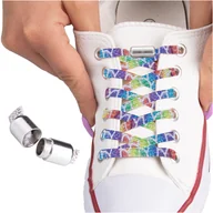 Akcesoria obuwnicze - SULPO Gumowe sznurówki do butów płaskie elastyczne 100cm - miniaturka - grafika 1