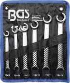 Klucze i nasadki - BGS 1745 klucz oczkowy otwarty, zestaw 6-częściowy 1745 - miniaturka - grafika 1