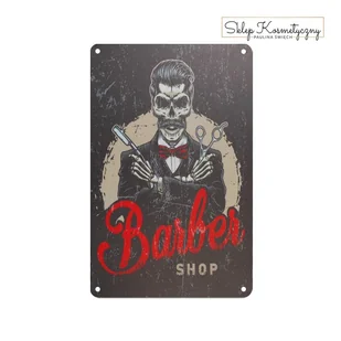 Tablica ozdobna barber B081 - Wyposażenie studia tatuażu - miniaturka - grafika 1