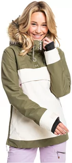 Kurtki i płaszcze dla dziewczynek - Roxy SHELTER BURNT OLIVE kurtka zimowa kobiety - XS - grafika 1