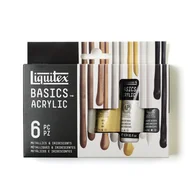 Farby i media malarskie - Liquitex Basics, zestaw farb akrylowych, 6 kolorów - miniaturka - grafika 1