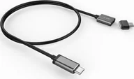 Kable USB - Kabel USB LMP USB-C - USB-C 3 m Czarny Magnetic Safety cable 3 m Space Gray - miniaturka - grafika 1