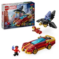 Klocki - LEGO Marvel Auto Iron Mana i Czarna Pantera kontra Czerwony Hulk 76310 - miniaturka - grafika 1