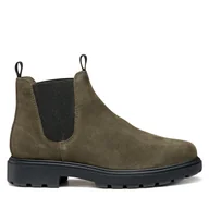 Botki męskie - Sztyblety Geox U Spherica Ec7 U46FRA 00022 C3009 Khaki - miniaturka - grafika 1