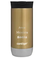 Kubki termiczne - Kubek termiczny z grawerem Contigo Huron 2.0 470ml - Złoty - miniaturka - grafika 1