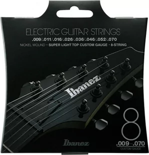 Ibanez iegs81 gitara elektryczna komplet strun (Nickel Wound, 8-String, 010  074 IEGS82 - Struny gitarowe  - miniaturka - grafika 1