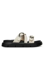 Klapki i japonki damskie - Badura Klapki CHAMOMILE-7Y002 Beżowy - miniaturka - grafika 1