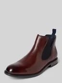 Botki męskie - Buty ze skóry z elastycznymi wstawkami model ‘Bonifacio’ - miniaturka - grafika 1