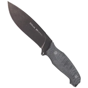 Nóż Viper Golia Evolution Black Canvas Micarta, Dark Stonewashed D2 by Tommaso Rumici (VT4003ECB) - Noże - miniaturka - grafika 5