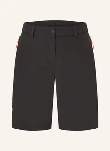 Salewa Szorty Z Materiału Softshell Puez Talvena schwarz - Spodenki damskie - miniaturka - grafika 1