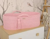 Pościel dla dzieci - Kosz mojżesza BOHO - różowy - miniaturka - grafika 1