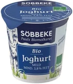 Zdrowa żywność - Sobbeke (nabiał z mleka krowiego) JOGURT NATURALNY 3,8% BIO 150 g - miniaturka - grafika 1