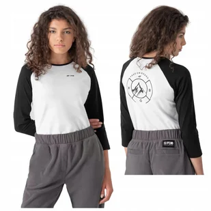 LONGSLEEVE BLUZA damska 4F koszulka TSDL010 S - Koszulki i topy damskie - miniaturka - grafika 1