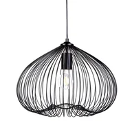 Lampy sufitowe - Beliani Lampa wisząca Lampa wisząca metalowa czarna TORDINO 69422 - miniaturka - grafika 1
