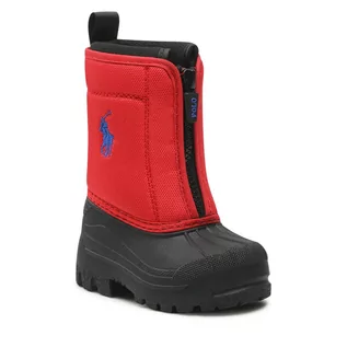 Buty dla dziewczynek - Śniegowce POLO RALPH LAUREN - Quilo Zip II RF103671 M Red/Black/Royal - grafika 1