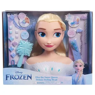 Lalka JUST PLAY Głowa do stylizacji Disney Princess Kraina Lodu Elsa 32796 - Lalki dla dziewczynek - miniaturka - grafika 1