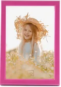 Ramki na zdjęcia - Ramka na zdjęcie wąska 15x23 różowa photo - miniaturka - grafika 1